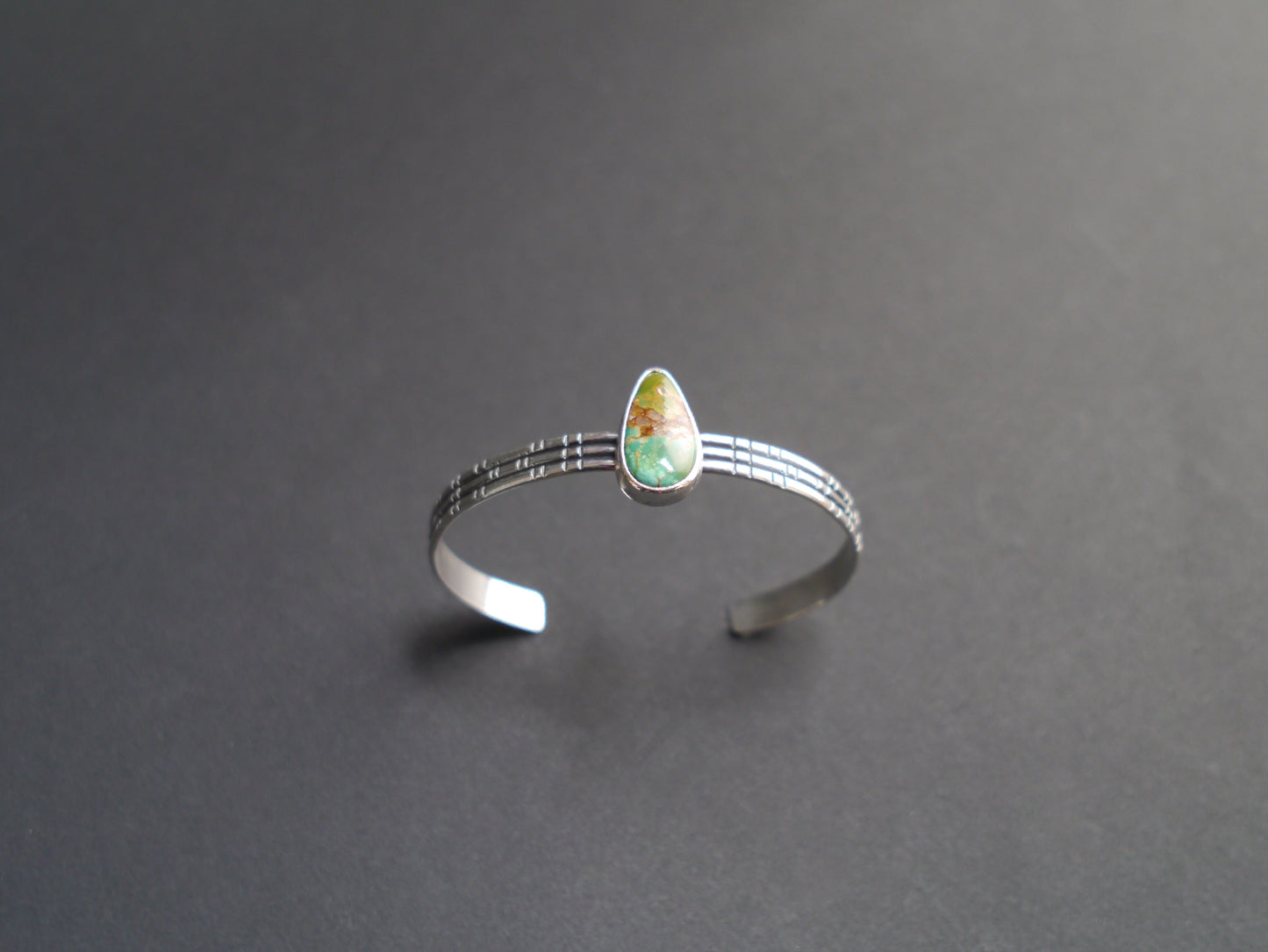 Turquoise Cuff Bracelet in Sterling Silver (3)
