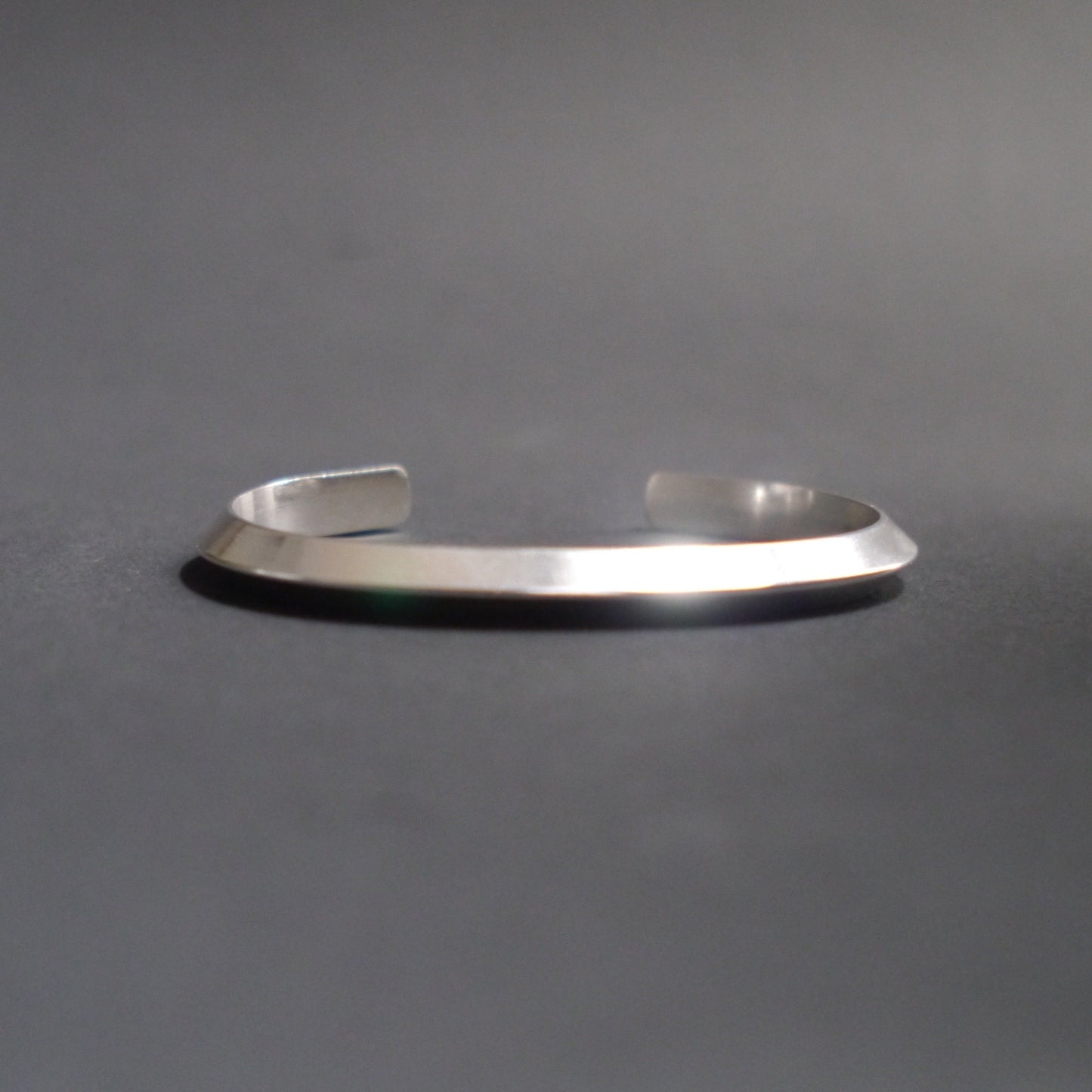 Triangle Cuff in 7mm Sterling Silver