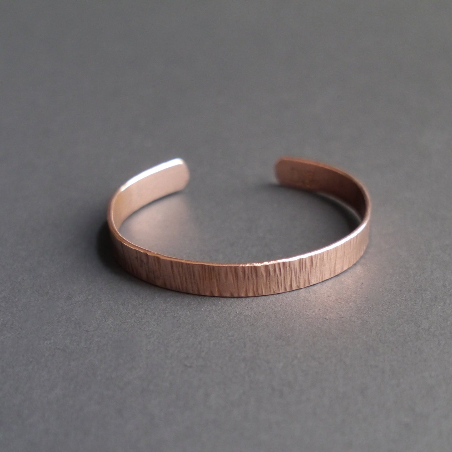 Ripple Texture Cuff in 9mm Recycled Copper