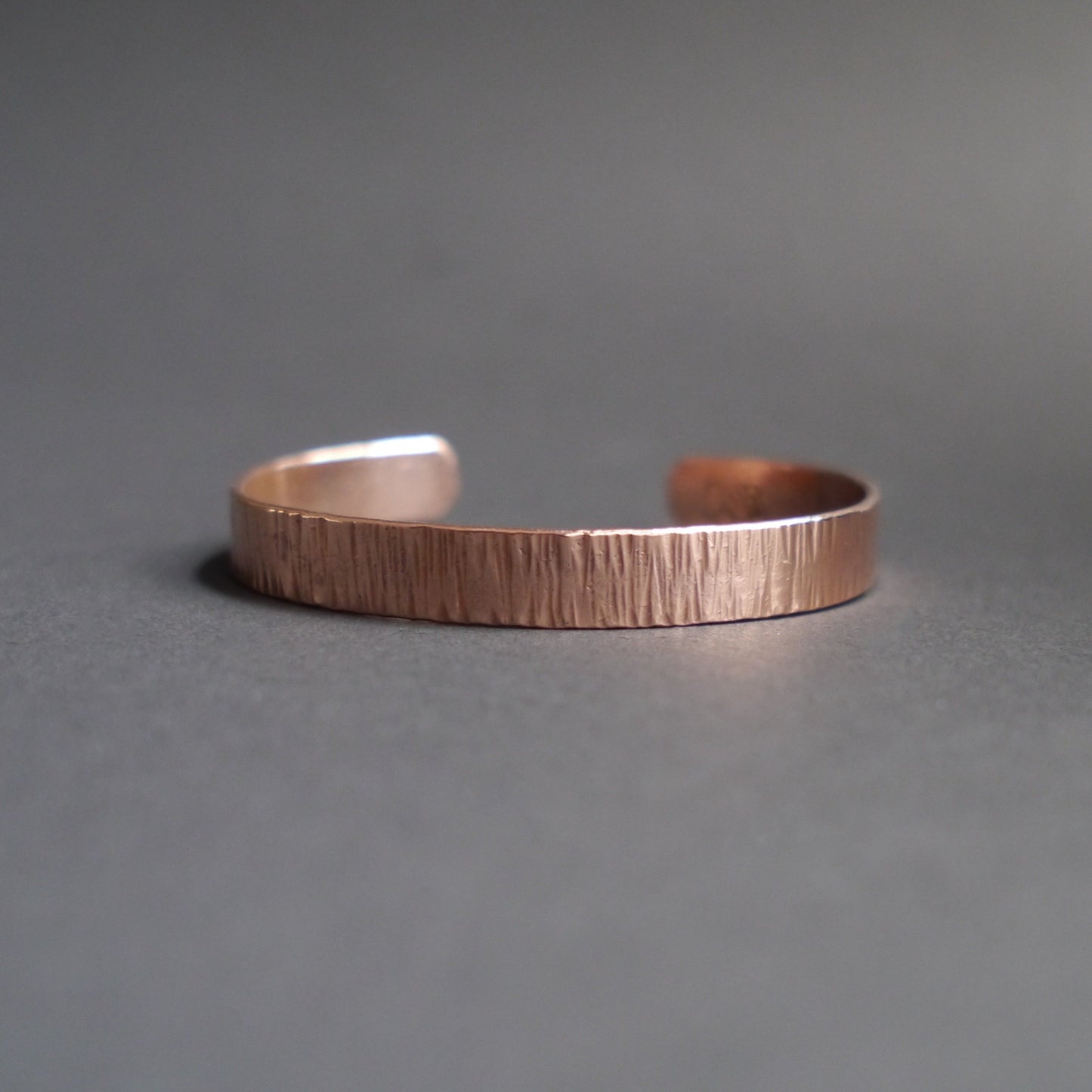 Ripple Texture Cuff in 9mm Recycled Copper