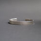 Ripple Texture Cuff in 8mm Sterling Silver
