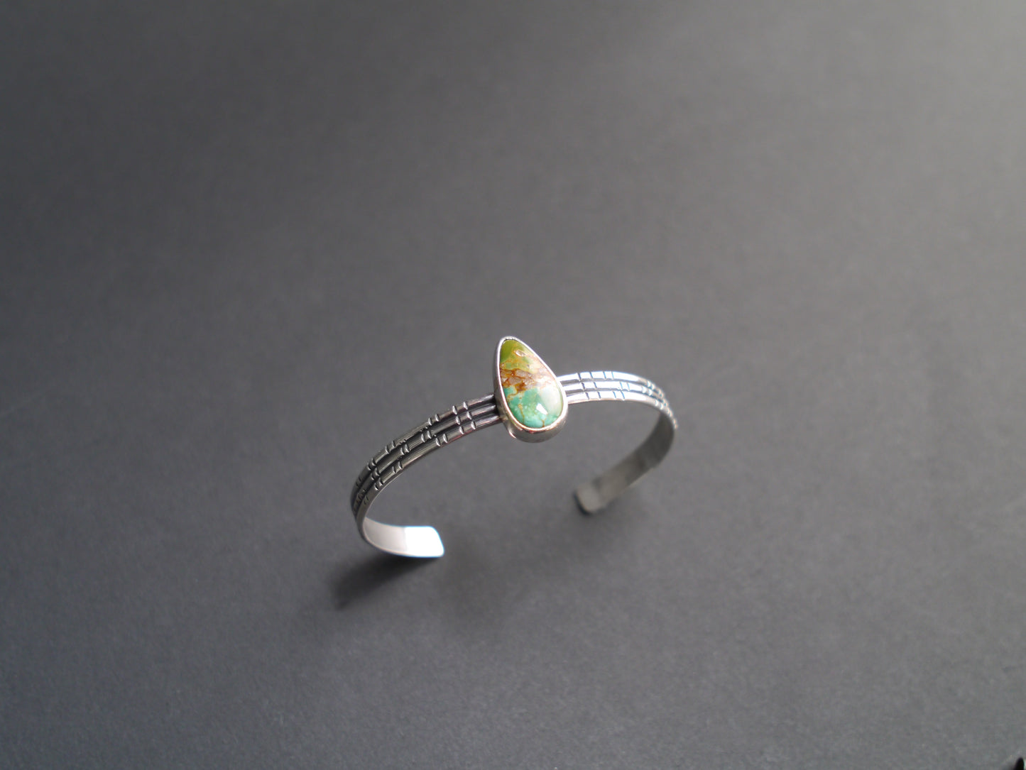 Turquoise Cuff Bracelet in Sterling Silver (3)