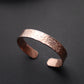 Hammered Texture Cuff in 14mm Recycled Copper