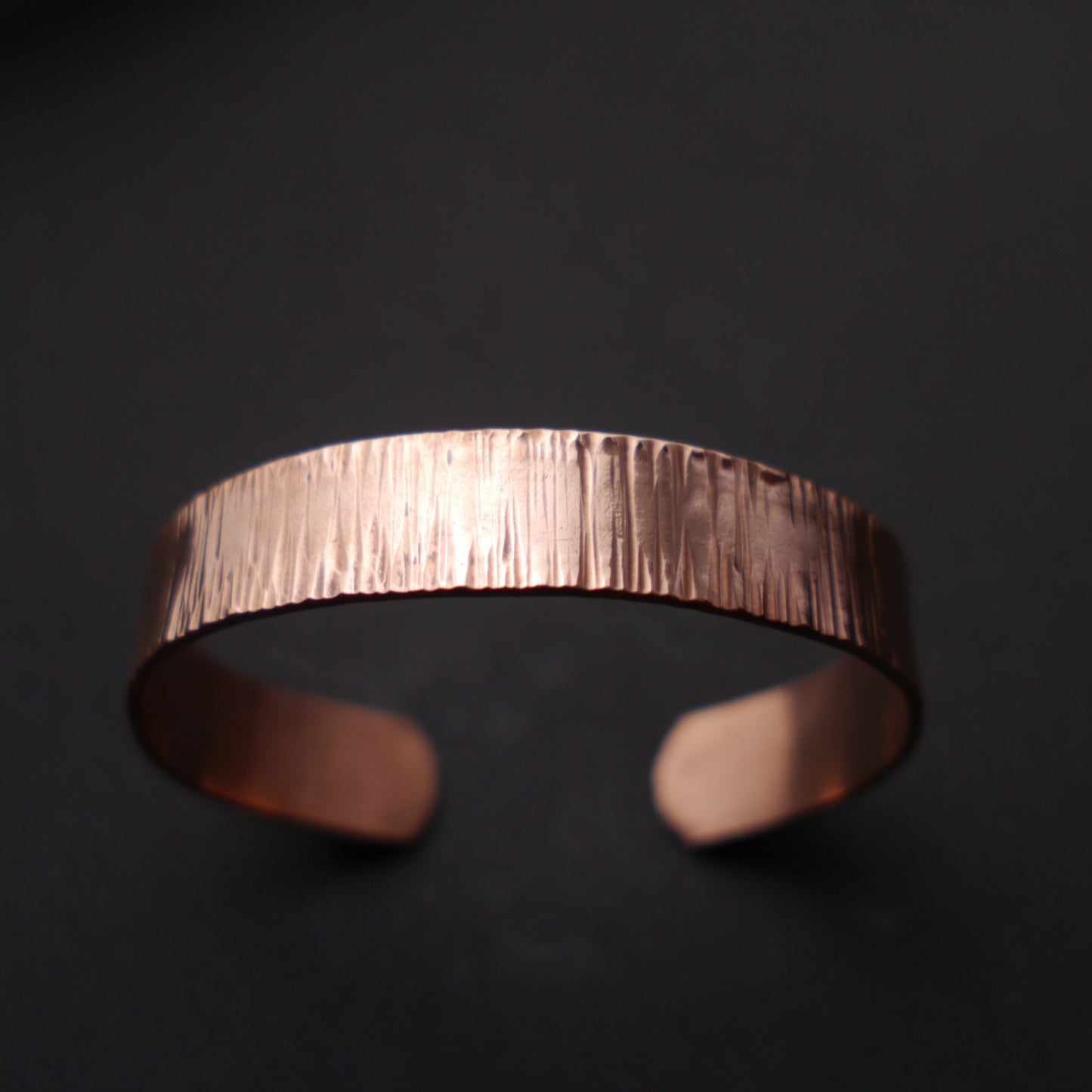 Ripple Texture Cuff in 14mm Recycled Copper