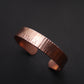 Ripple Texture Cuff in 14mm Recycled Copper