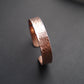 Hammered Texture Cuff in 14mm Recycled Copper
