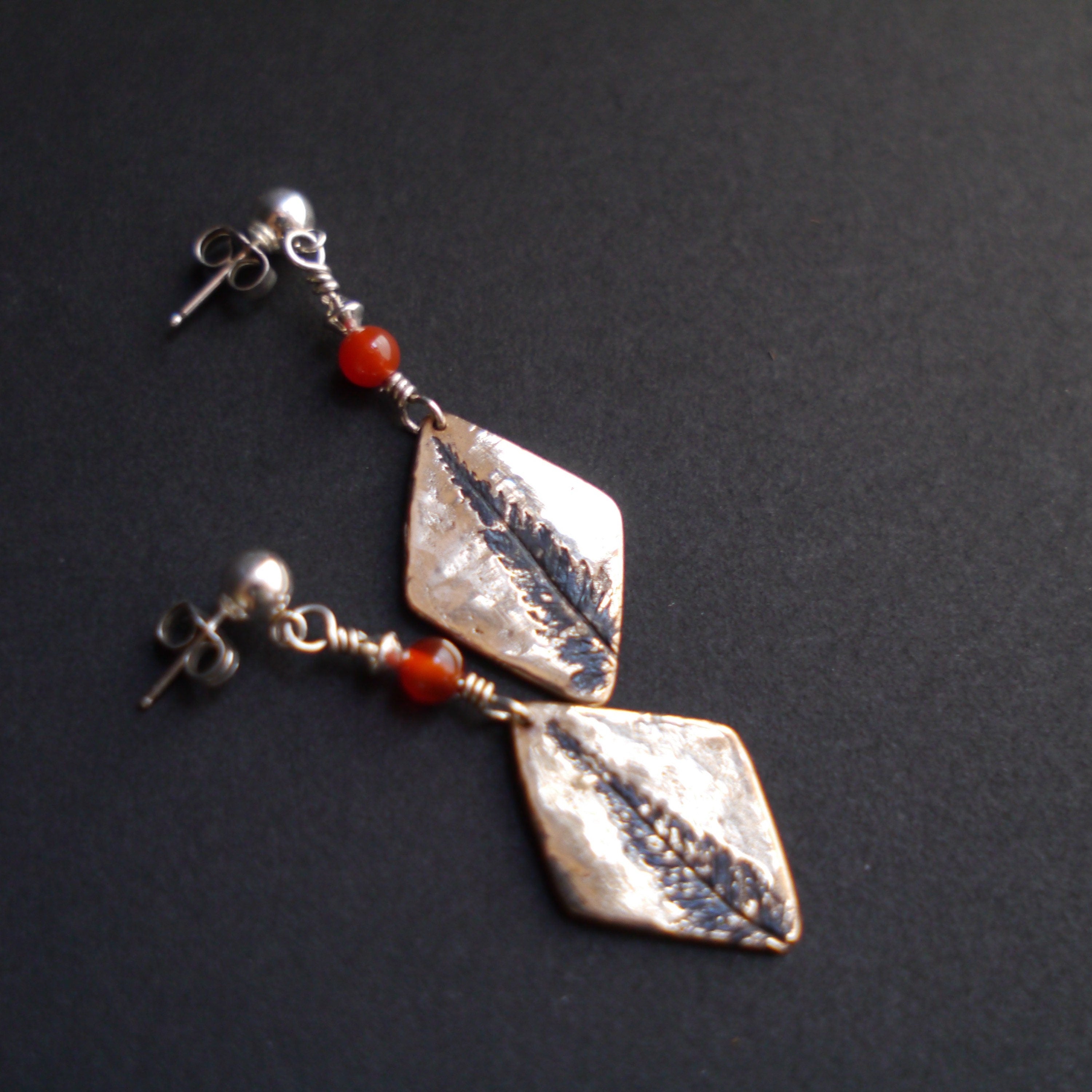 Fire on sale agate earrings