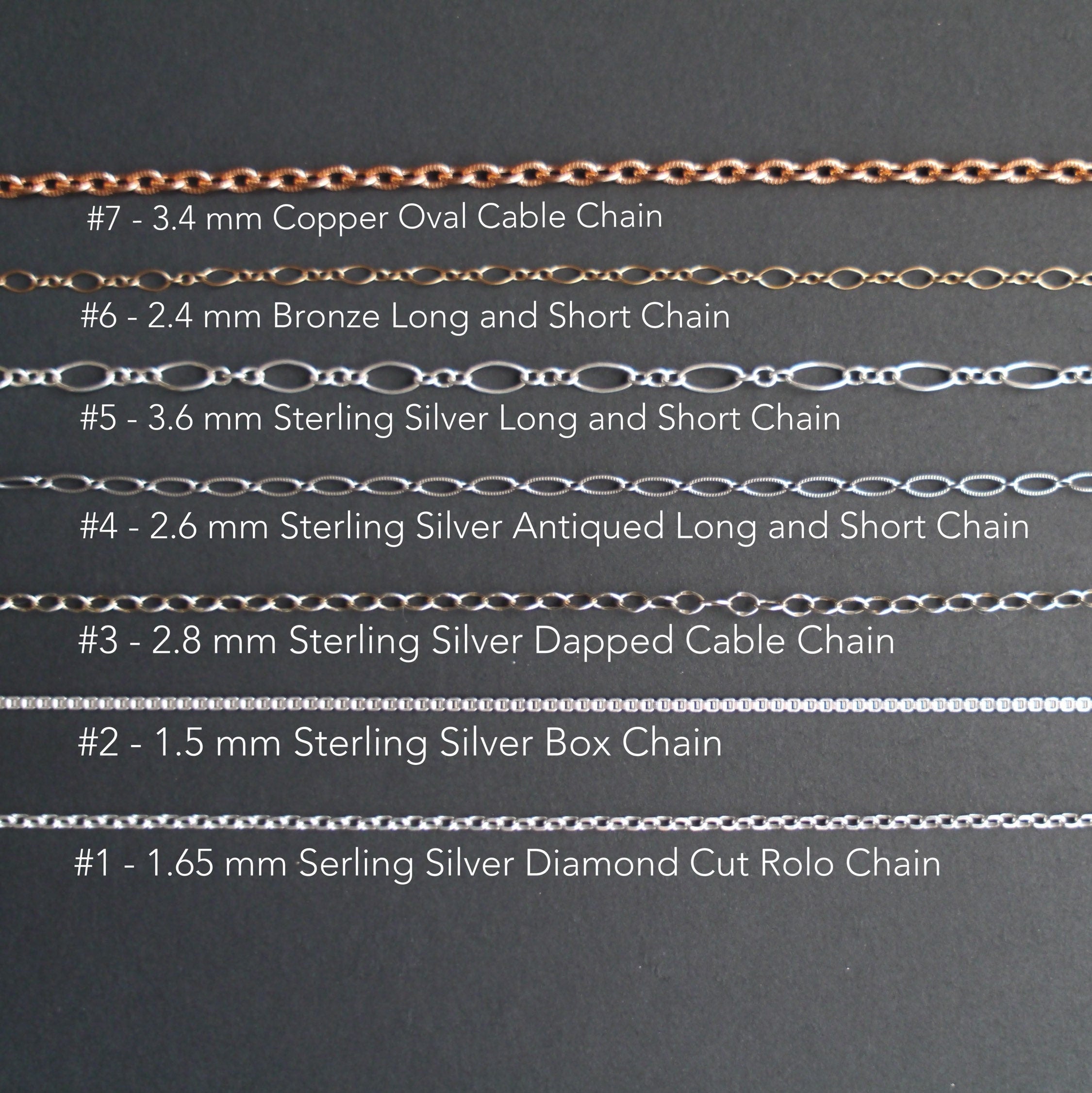 Custom Chain Collection – Three Crows Metalworks