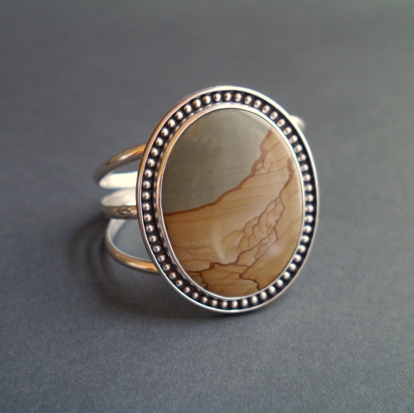 Wanderer Collection - Cripple Creek Picture Jasper Cuff (4)