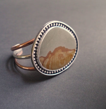 Wanderer Collection - Cripple Creek Picture Jasper Cuff (2)