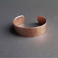 Hammered Texture Cuff in 19mm Recycled Copper