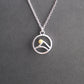 Minimalist Mountain Charm Pendant (1)